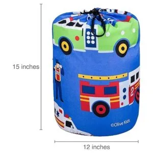 Saco de dormir verde oliva con funda de almohada talla_6