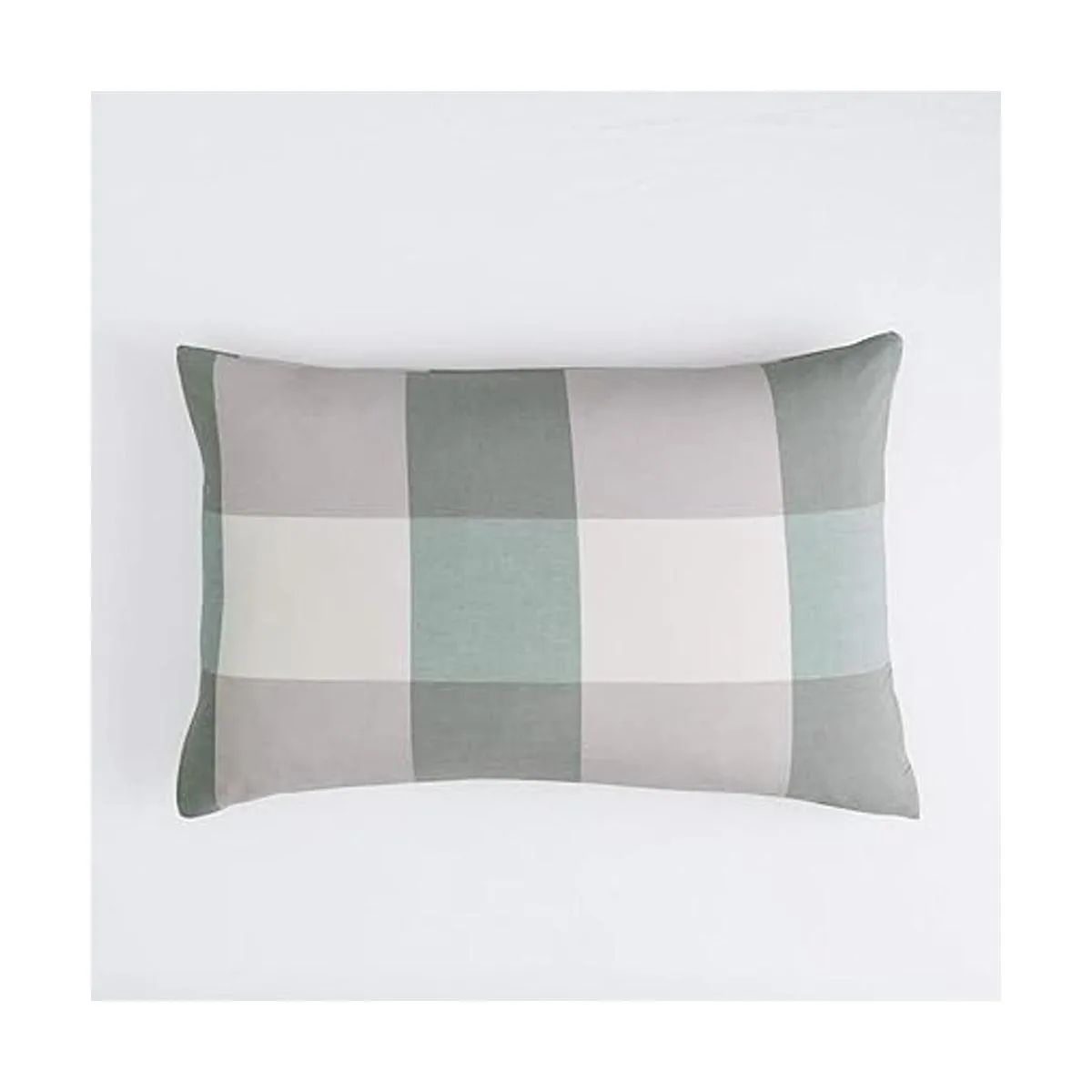 SUSYBAO Juego de funda de edredón a cuadros verdes tamaño_7