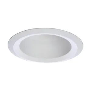 Halo Reflector de cono completo blanco 6120WH con borde_1