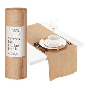 Caminos de mesa de arpillera 12 pulgadas de ancho x 30_1