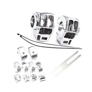 Juego de tapas cromadas para Harley Davidson Electra Glide_1