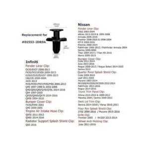 Clips de retención a presión Dr.Roc para Nissan_3