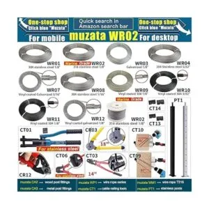 Cortador de cables Muzata de acero inoxidable para aviones_6