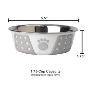 PetRageous 13097 Fiji Stainless Steel NonSlip Dishwasher_4