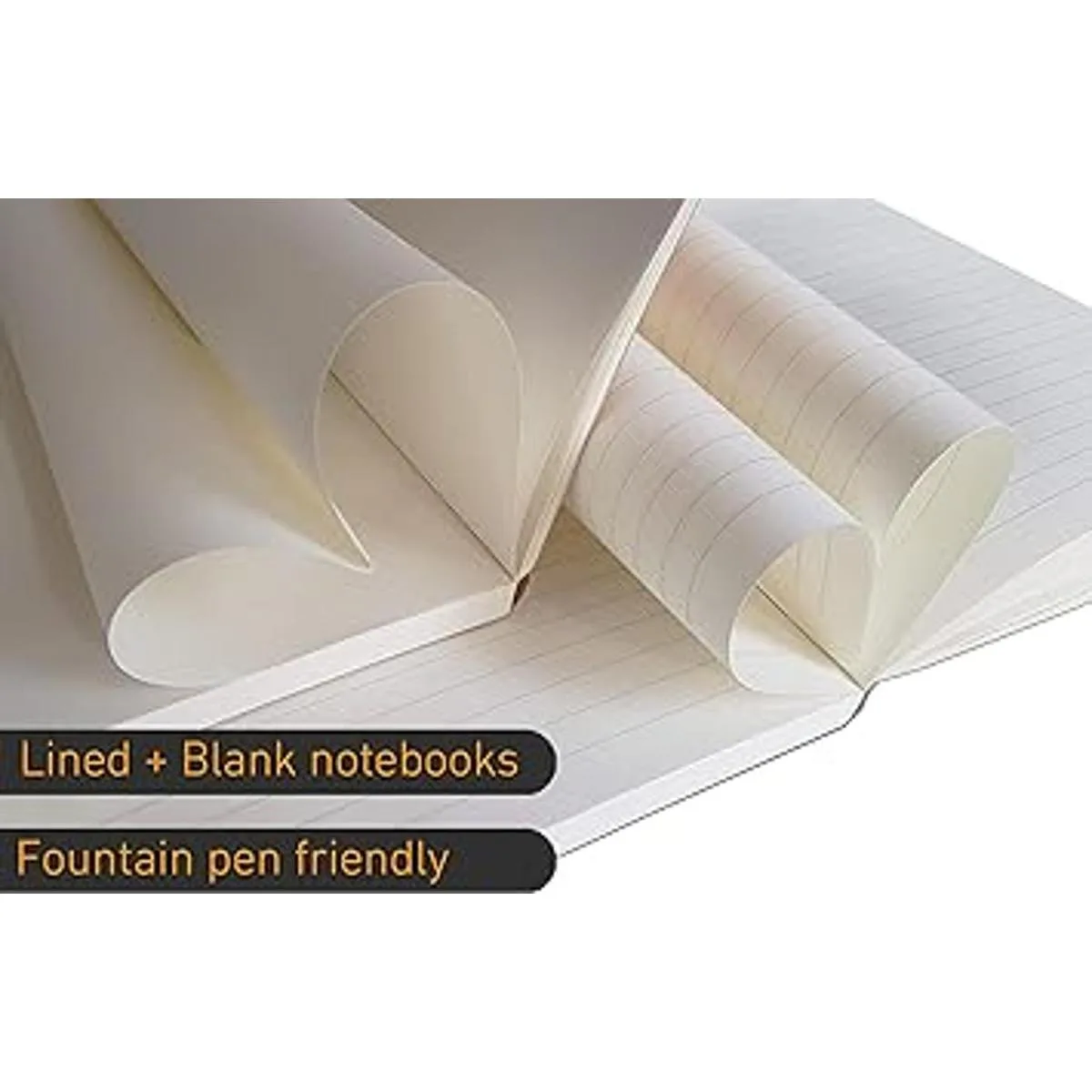 Diario de cuero genuino para rellenar con cuaderno A5 de_3