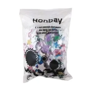 Honbay 200 pegatinas autoadhesivas de espuma con purpurina_4