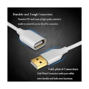Costyle Cable de extensión USB blanco paquete de 2_2