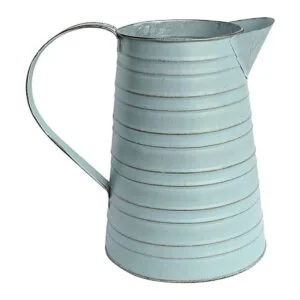 APSOONSELL Jarrón de metal estilo shabby chic para_3