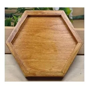 Kingzhuo Rompecabezas hexagonal de tangram de madera para_7