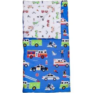 Saco de dormir verde oliva con funda de almohada talla_3