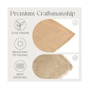 Caminos de mesa de arpillera 12 pulgadas de ancho x 30_4