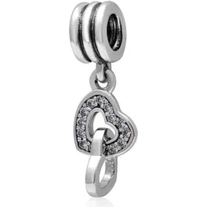 ARTCHARM Abalorio colgante de corazón con forma de_1