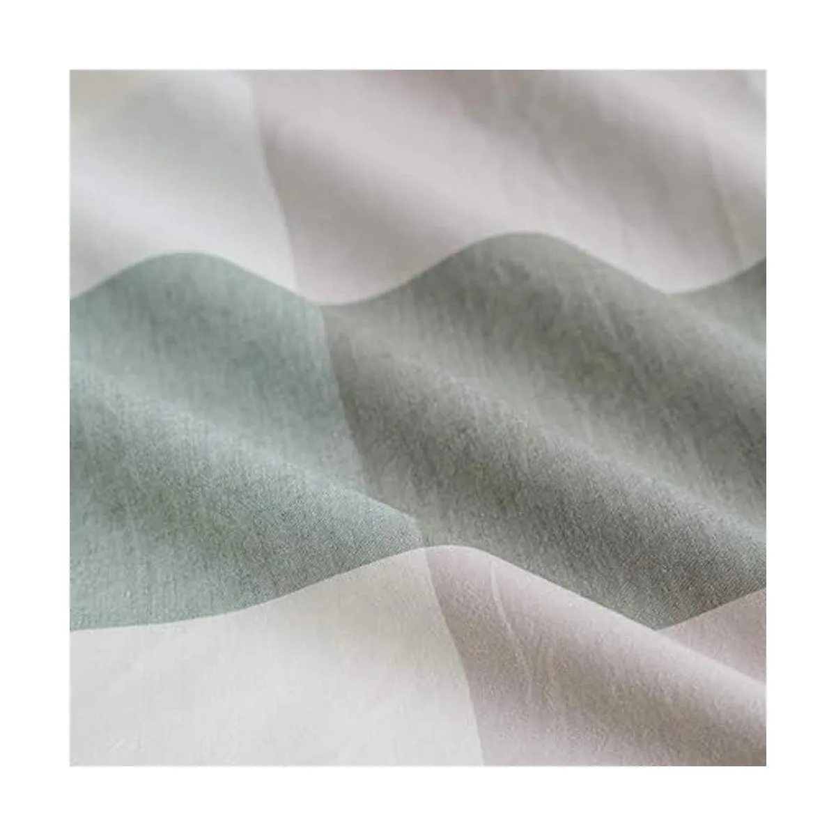 SUSYBAO Juego de funda de edredón a cuadros verdes tamaño_5