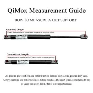 QiMox Soporte para ventanas de cristal trasero 2 unidades_2