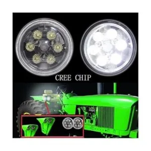 Faros Led redondos 4.5 18W Lantsun para tractor John_2