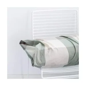 SUSYBAO Juego de funda de edredón a cuadros verdes tamaño_6