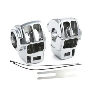 Juego de tapas cromadas para Harley Davidson Electra Glide_2