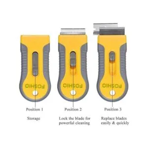 Raspador de plástico retráctil para quitar adhesivo de_2