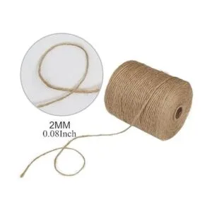 Tenn Well Cordel de yute natural 3 capas de 984 pies_2