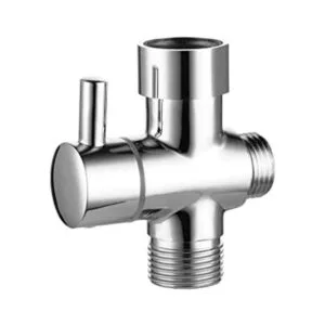 Ciencia Adaptador en T de metal con válvula en T de_1