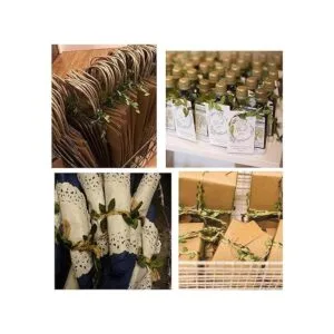 Cinta con hojas de olivo lentejuelas y piel de 20 yardas_6