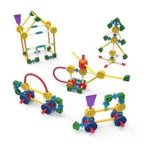 TINKERTOY Lata de construcción retro 100 piezas Lata_5