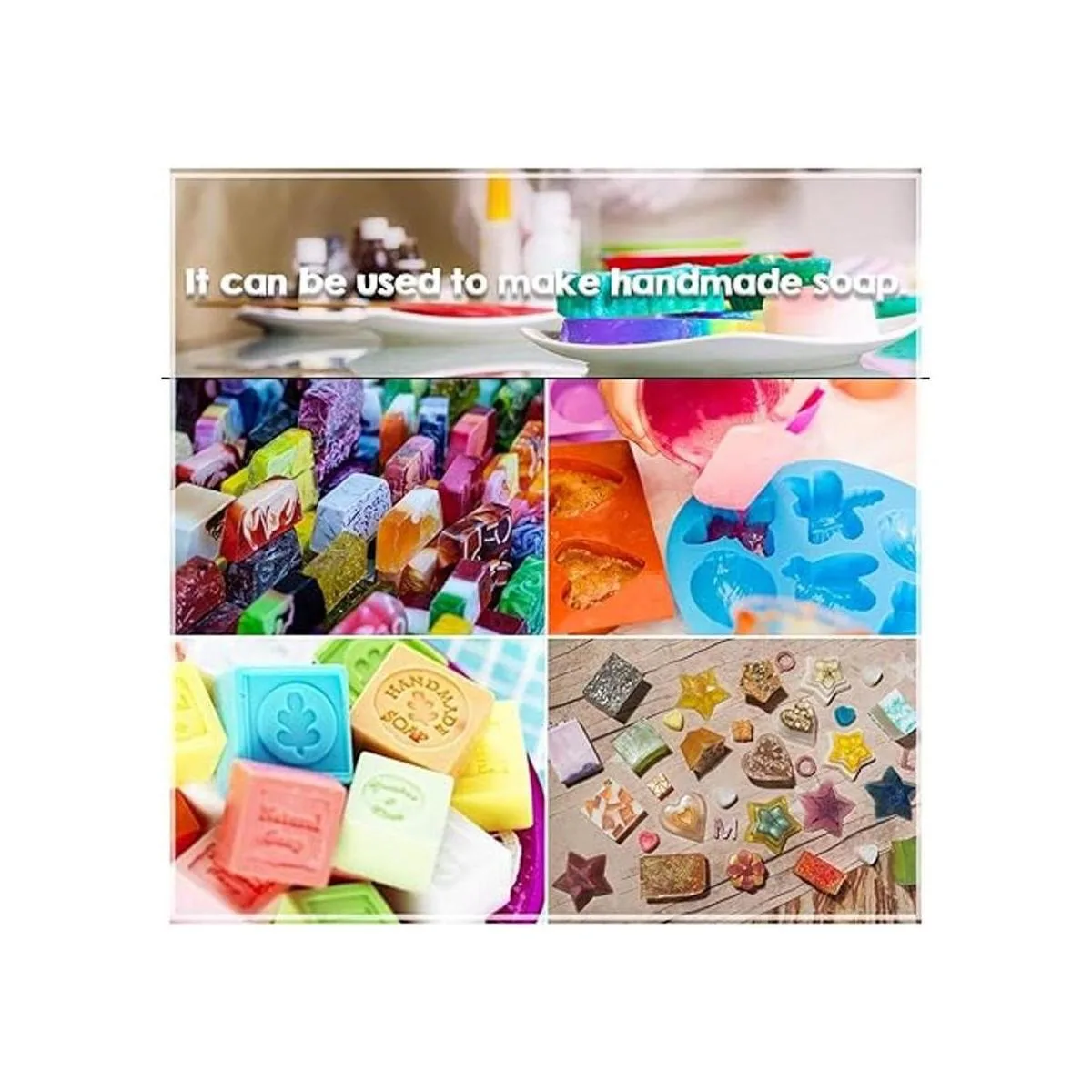 Ktdorns Set de creación de jabón 10 colores líquidos_7