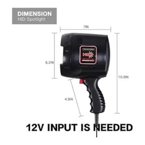 GOODSMANN TACTICPRO Potente foco HID de 2000_5