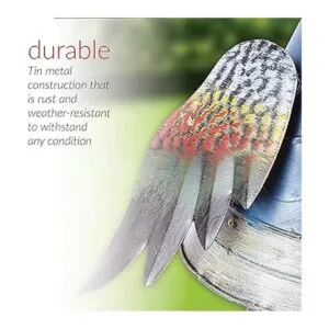 Alpine Corporation Fuente de agua de cuervo de metal para_6