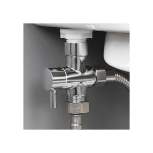 Ciencia Adaptador en T de metal con válvula en T de_2