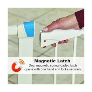 MidWest Homes for Pets Puerta de acero para mascotas con_5