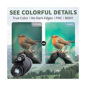 Gosky Titan Telescopio monocular de 12 x 50 pulgadas con_3