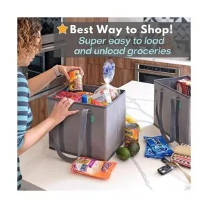 Bolsas de la compra reutilizables paquete de 3. Set de_3