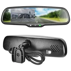 Master Tailgaters Espejo retrovisor OEM con pantalla LCD_1