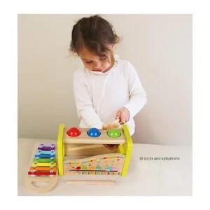 TOWO Juego de bolas de martillo y xilófono de madera_6