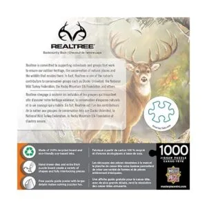 MasterPieces Rompecabezas Backcountry Buck Ciervo de_3