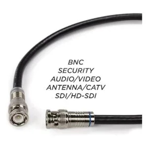 Cable BNC cable negro RG6 HDSDI y SDI con dos conexiones_4