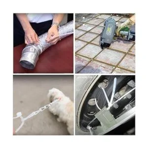 Bridas de jardín grandes de 120 libras de tracción de 12_7