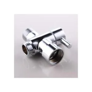 Ciencia Adaptador en T de metal con válvula en T de_6