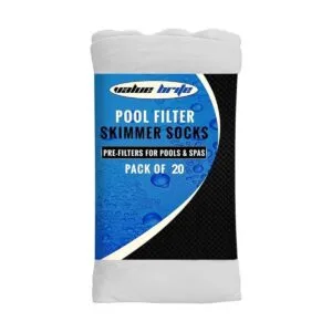 Paquete de 20 bolsas filtrantes para alberca. Red fina_5