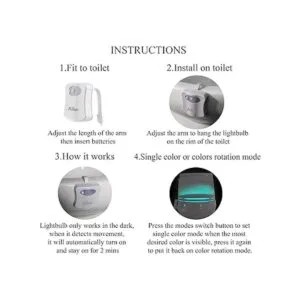 Ailun Paquete de 2 luces nocturnas para baño. FBA_3