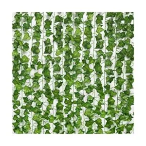 JPSOR 24 unidades de guirnaldas de hojas sintéticas para_1