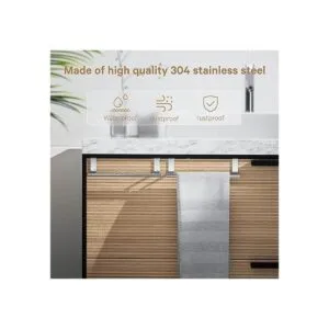 Mosuch Toallero de acero inoxidable sobre la puerta para_4