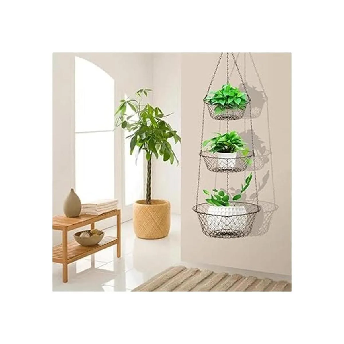 Cesta colgante de 3 niveles organizador de almacenamiento_2