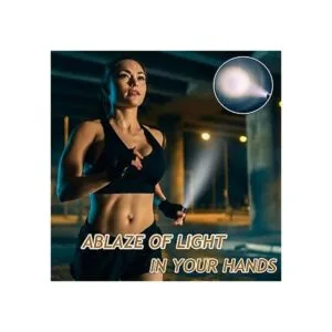 Mini linterna llavero con micro USB recargable pequeña_5