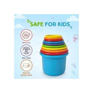 Arco Iris Stacking Nesting tazas Baby Set de_3
