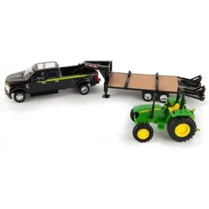 Tomy John Deere Tractor y camioneta con remolque de_2