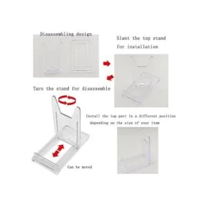 Artliving Caballete de exhibición de plástico acrílico_2