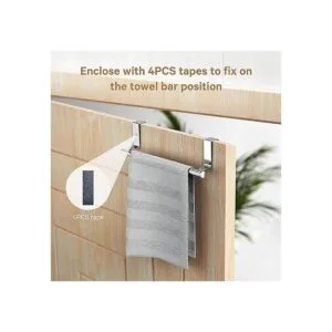 Mosuch Toallero de acero inoxidable sobre la puerta para_5