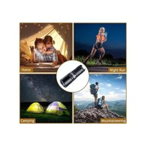 Mini linterna llavero con micro USB recargable pequeña_6